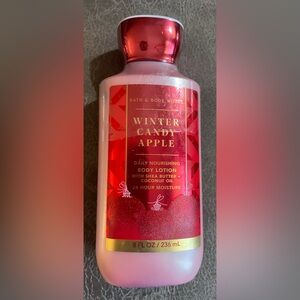 NWT Bath & Body Works “retired product” Winter Candy Apple body lotion